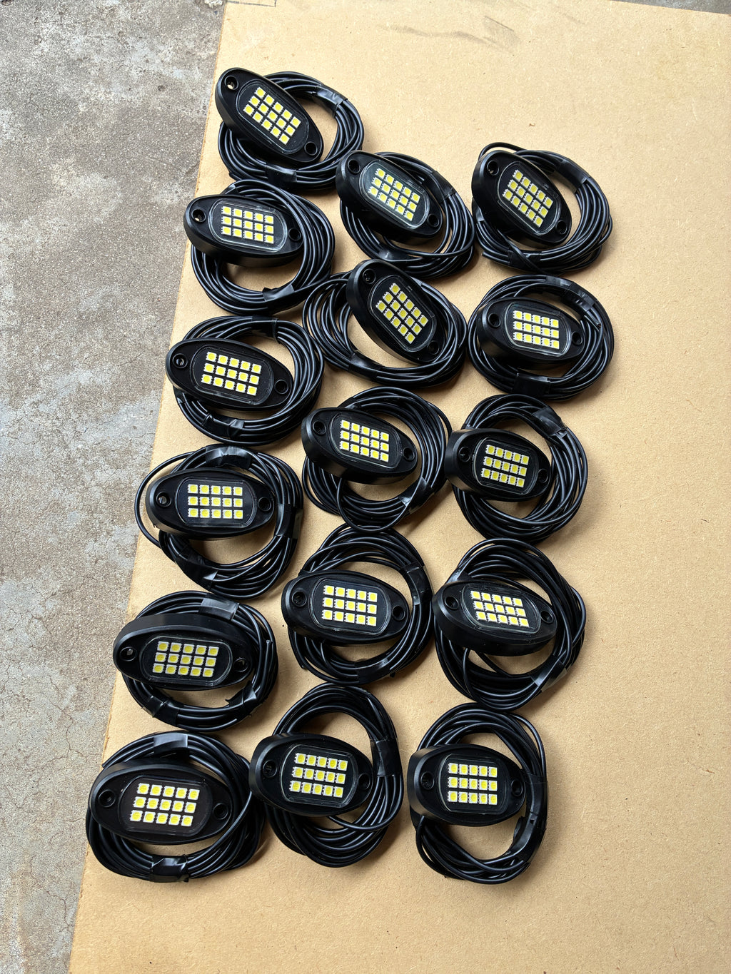 16pc Rock Light Kit